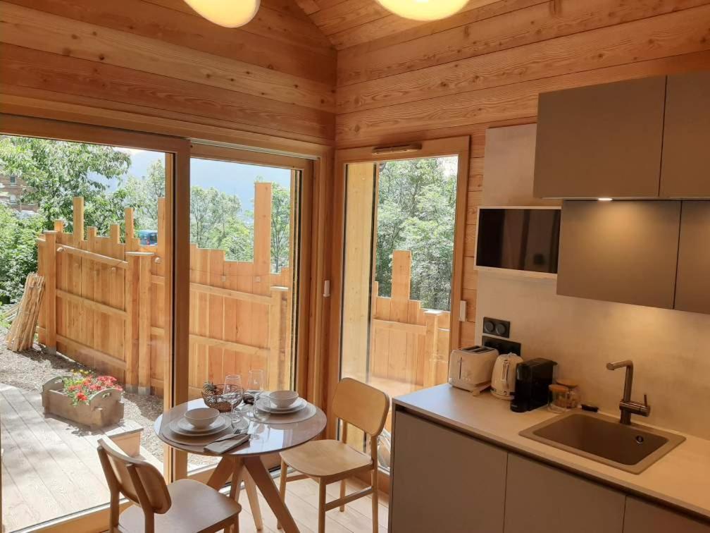 Petit Chalet Neuf Independant 2 Pers "La Cabane De Jean " Briancon  Exterior photo